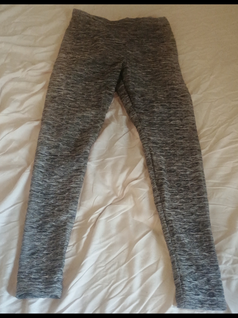 No Boundaries Gray Marled Leggings